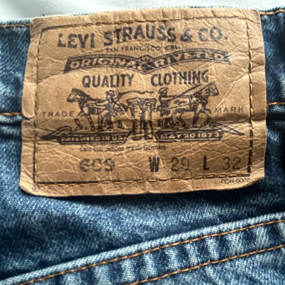 Vintage Levi’s 609 Orange Tab Jeans W29 L32 1988 High‎ Rise Tapered - Picture 4 of 12